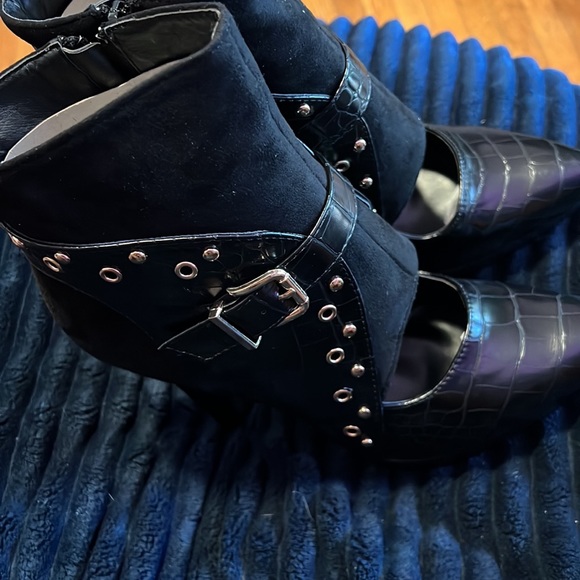 Scene Rimi Platform Bootie Size 9 Black - Picture 5 of 7